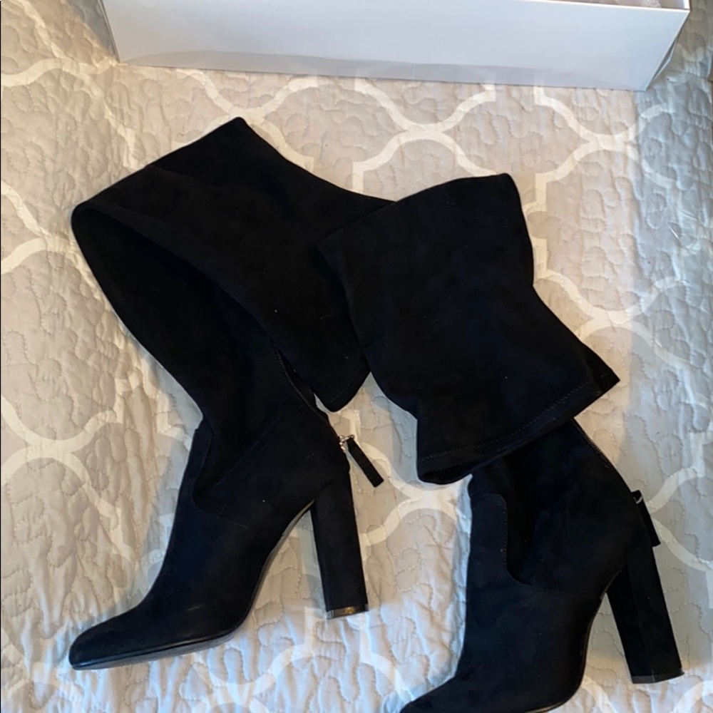 Steve Madden Emotions Over the Knee suede boots